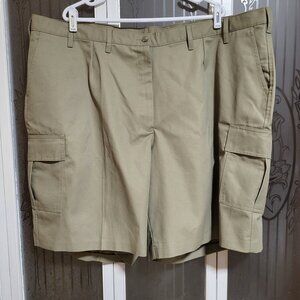 Edwards #8473 Ladies "NEW"  Tan Polyester Cotton Cargo Shorts